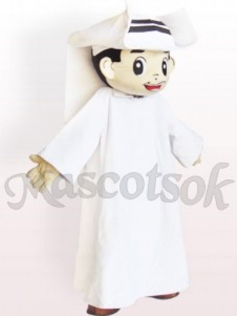 Arab Man Plush Adult Mascot Costume