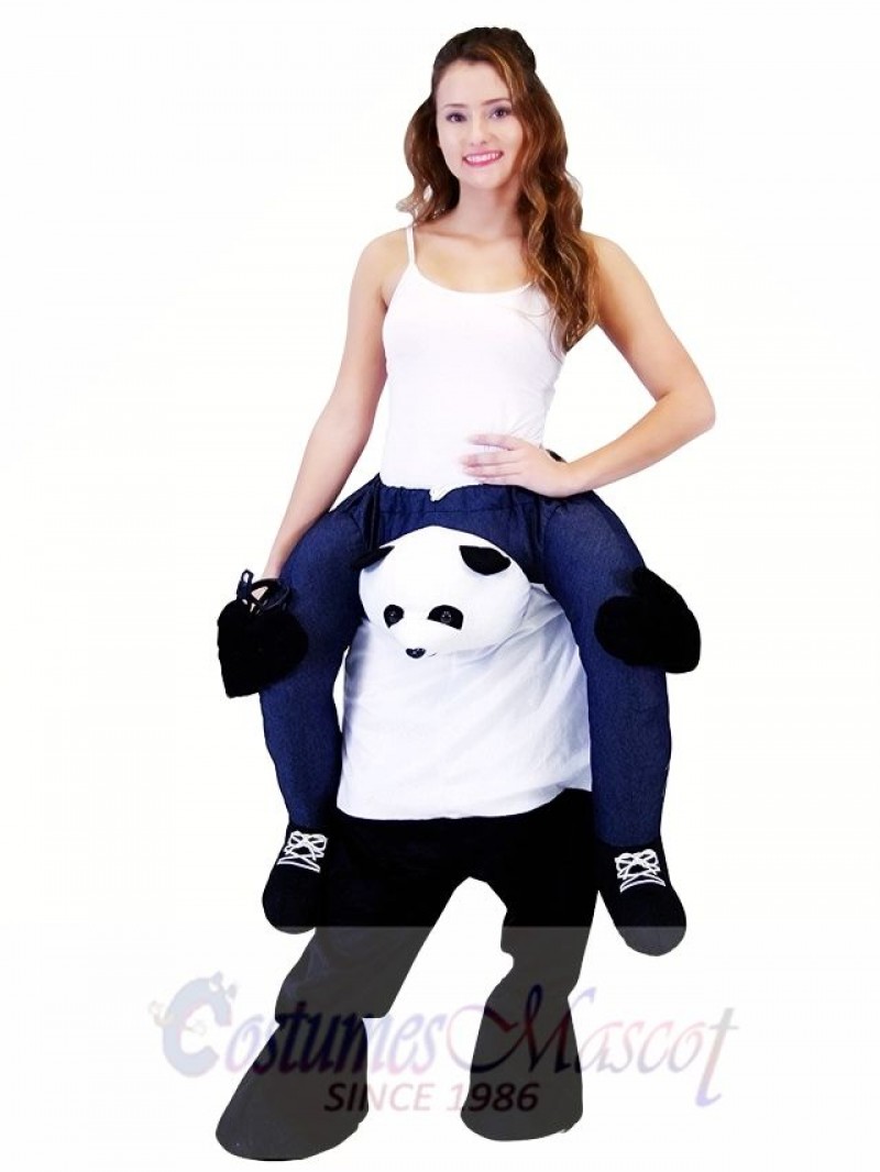 Piggyback Carry Me Ride on Panda Mascot Costume