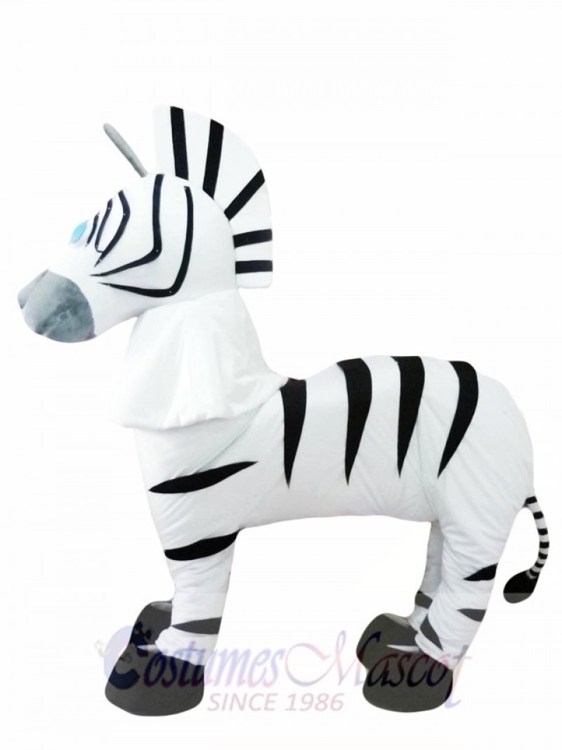 2 Person Adult Zebra Mascot Costumes  