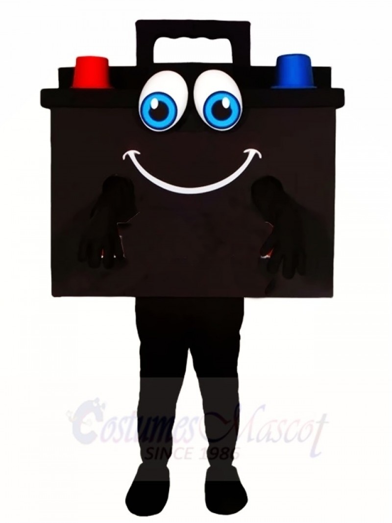 Black Battery Mascot Costumes 