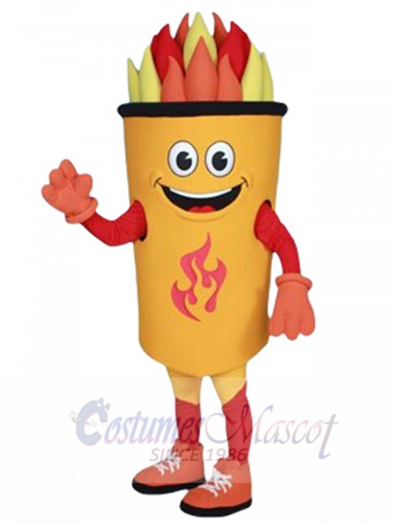 Torch mascot costume