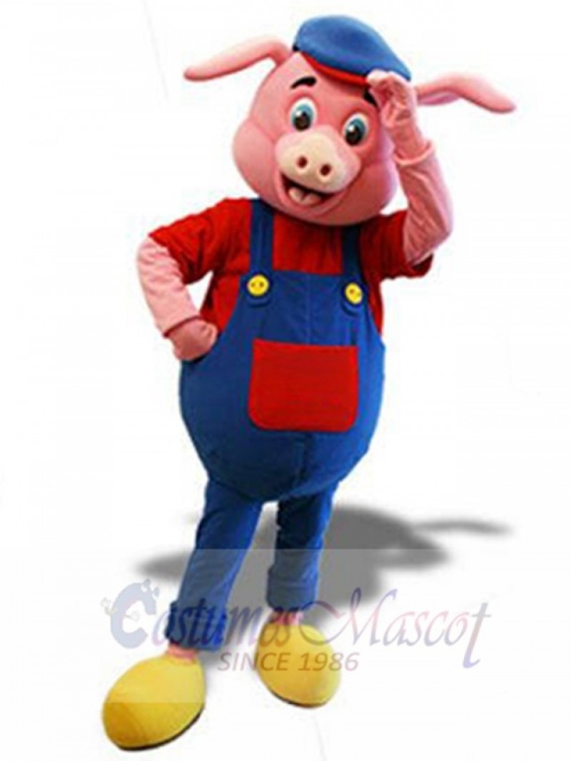 Pig mascot costume