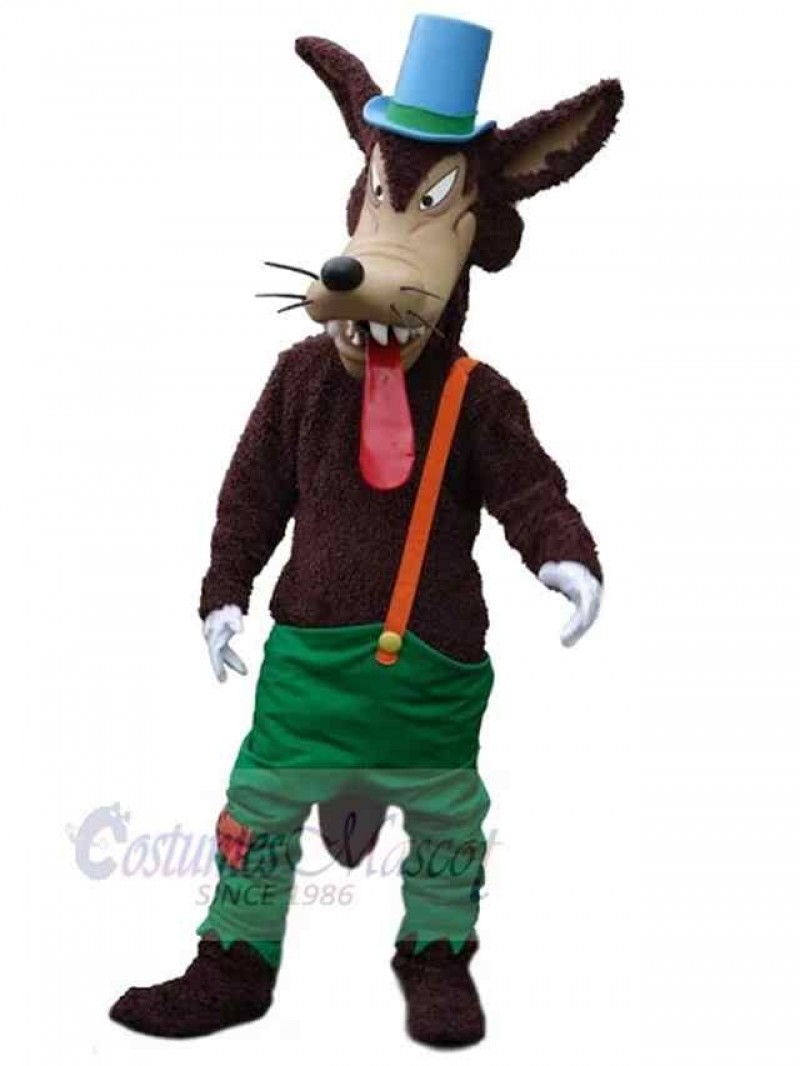 Wolf mascot costume