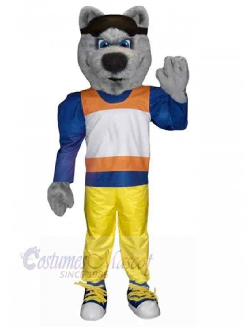 Wolf mascot costume