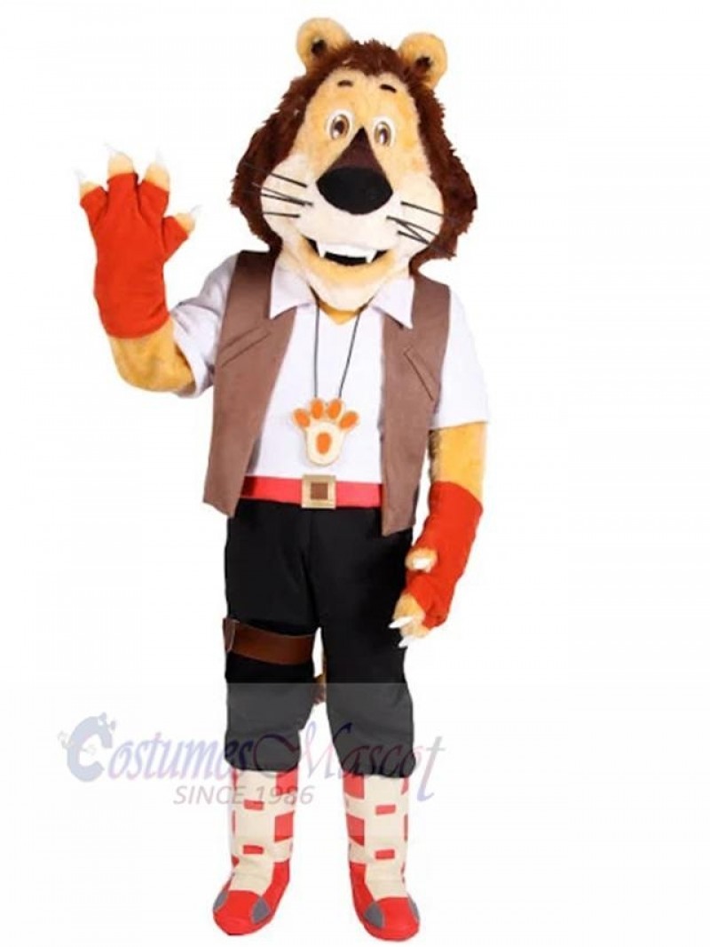 Lion mascot costume