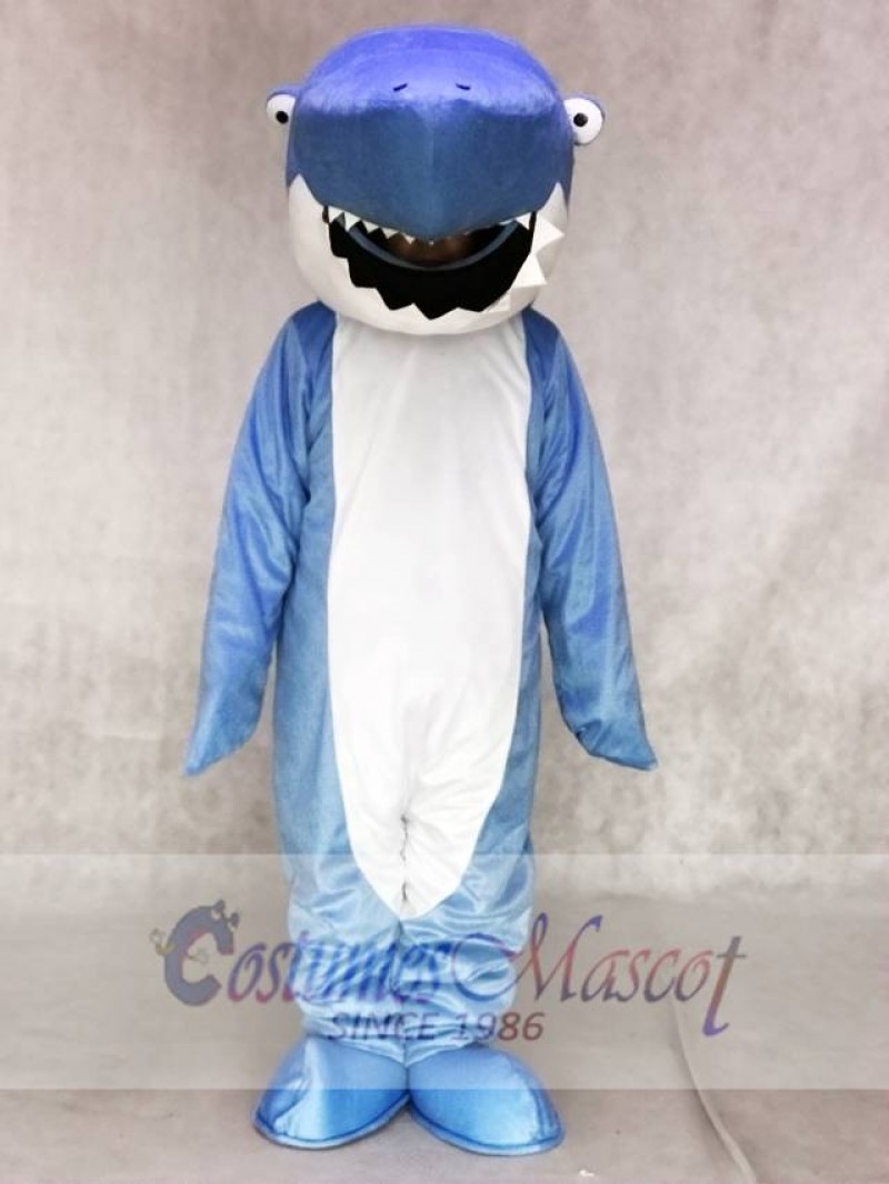 Blue Shark Mascot Adult Costumes Ocean