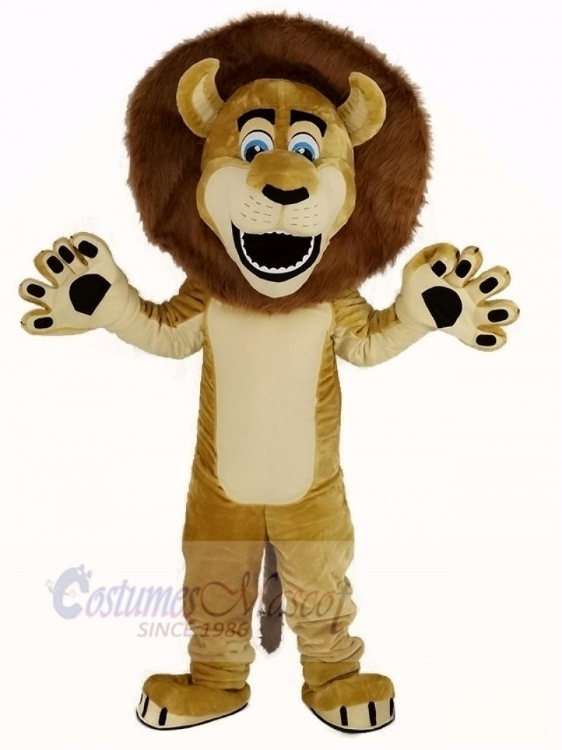 Alex The Lion Mascot Costume Animal