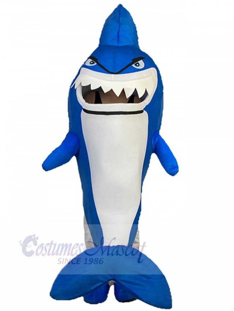 Shark mascot costume