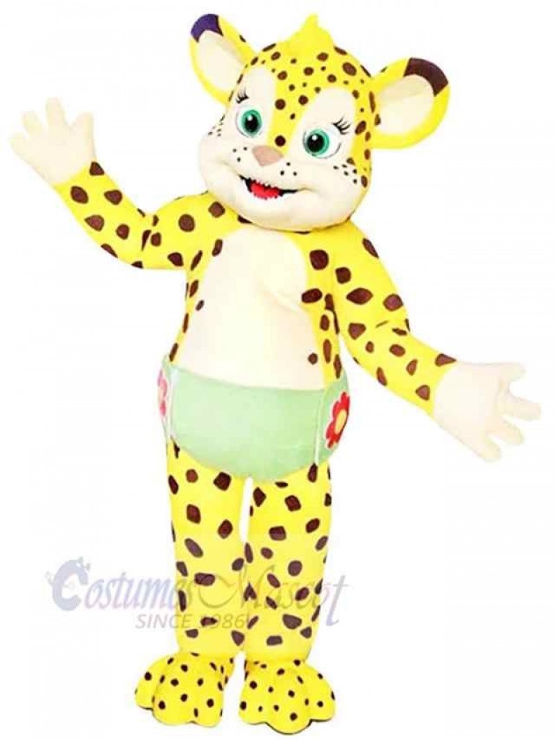 Cheetah mascot costume