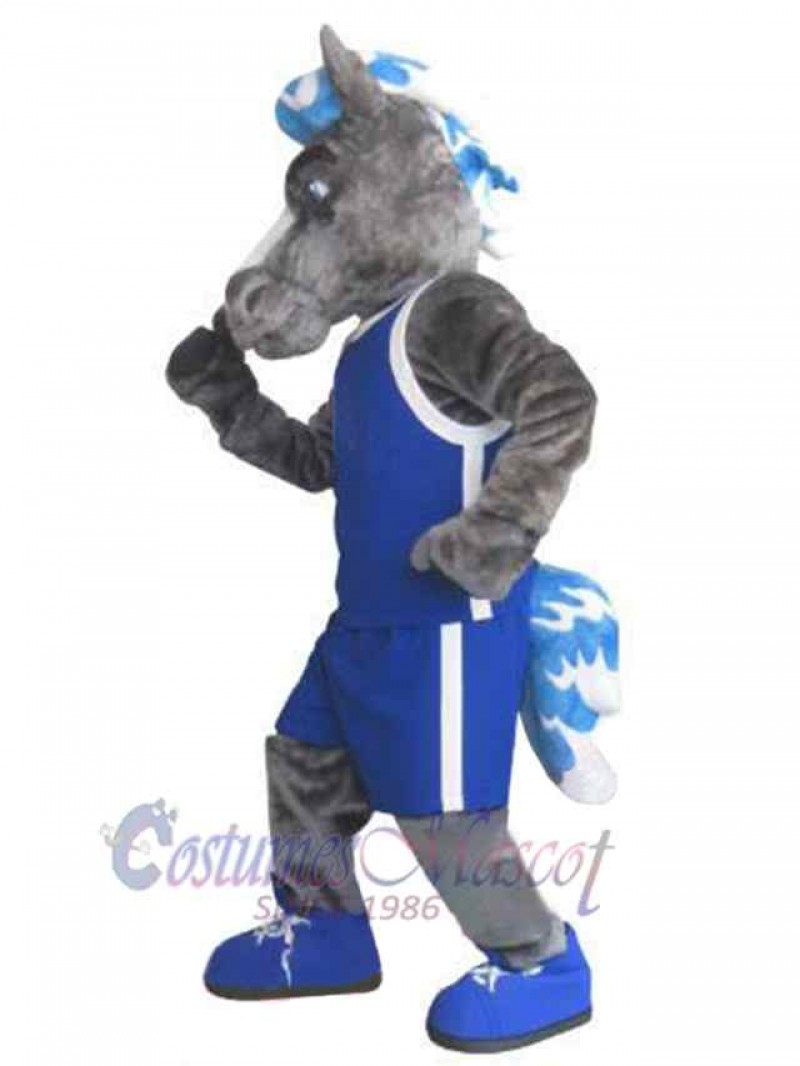 Mustang Horse mascot costume