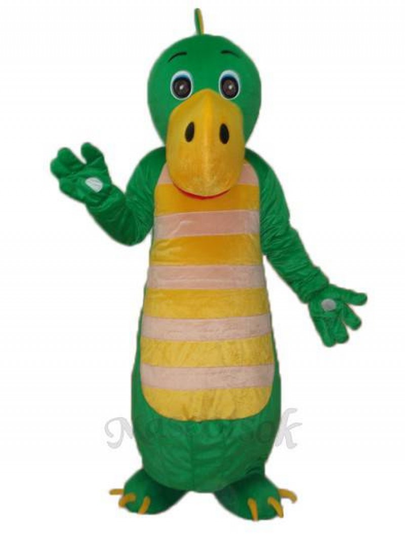 Green Chinese Dragon Mascot Adult Costume