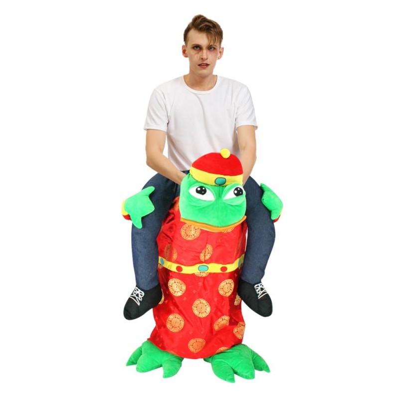 Rich Frog Carry me Ride on Halloween Christmas Costume for Adult 