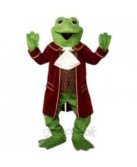 Colonial Frog Mascot Costume