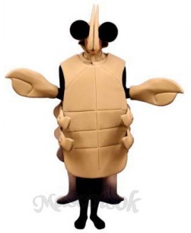 Tan Crayfish Mascot Costume