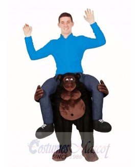 Riding on Shoulder Gorilla Carry Me on Mascot Costume Piggy Back Ride Outfit