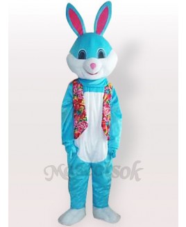 Blue Easter Bunny Rabbit Adult Mascot Costume