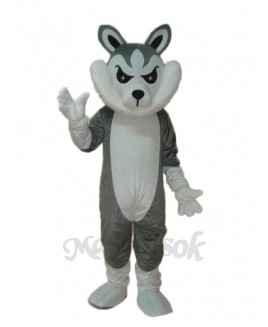 Big Grey Wolf Mascot Adult Costume