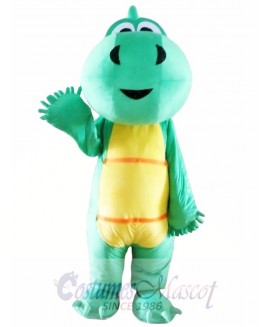 Green Dinosaur Mascot Costume for Adults