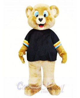 Cute Brown Bear Mascot Costume