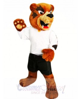 Brown Grizzly Bear Mascot Costume