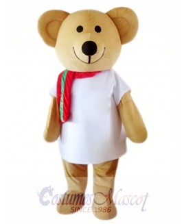 Cartoon Character Brown Bear Mascot Costume