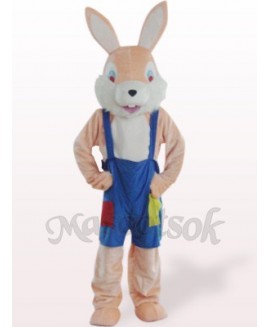 Easter Pink Funny Rabbit Plush Mascot Costume