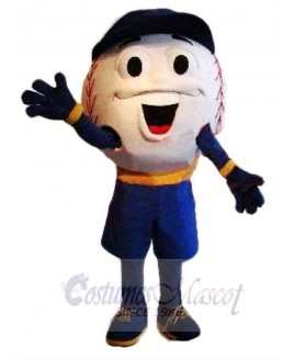 Happy Baseball Mascot Costume 