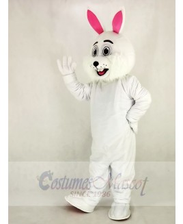 Easter Bunny Rabbit with Glasses Mascot Costume Cartoon	