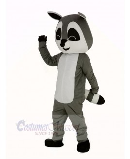 Gray Raccoon Mascot Costume Adult