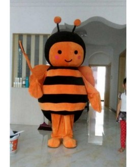 Orange Black Bee Christmas Halloween Mascot Costume