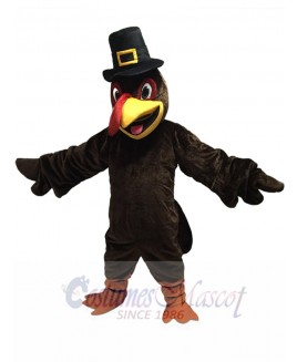 Cute Thanksgiving Turkey Mascot Costume with Hat