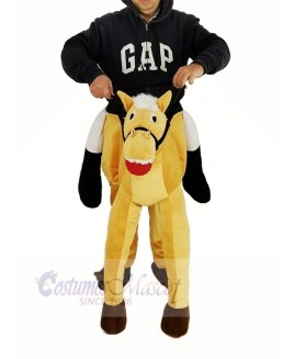 Piggyback Pony Carry Me Ride on Horse Mascot Costume