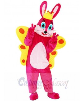 Butterfly Rabbit Bunny mascot costume