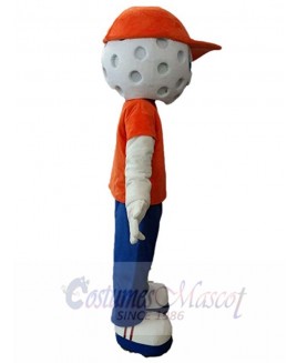 Golf Boy mascot costume