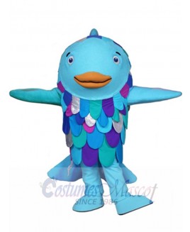 The Rainbow Fish mascot costume