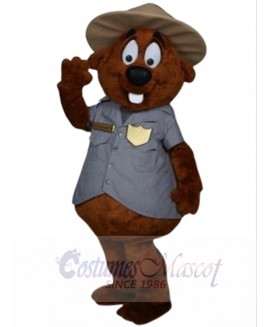 Major Muskrat mascot costume