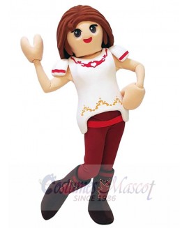 Female mascot costume