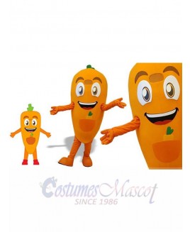 Carrot mascot costume