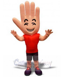 Palm Hand mascot costume