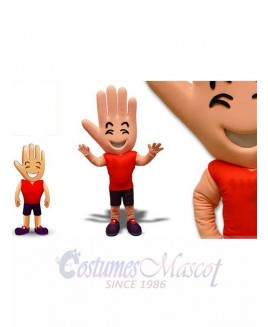 Palm Hand mascot costume