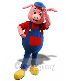 Pig mascot costume