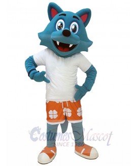 Wolf mascot costume