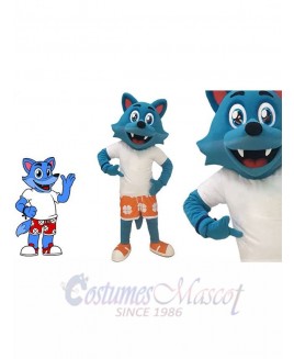 Wolf mascot costume