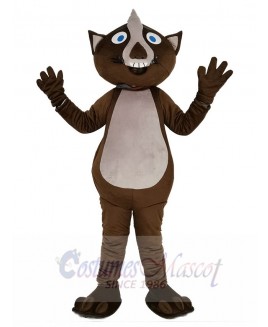 Brown Wombat Mascot Costume Animal