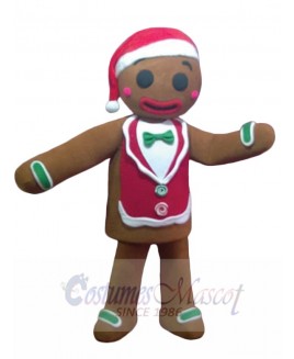 Gingerbread Man mascot costume