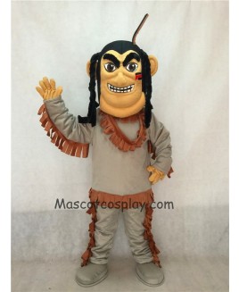 Hot Sale Adorable Realistic New Popular Professional American Indian Brave Mascot Costume