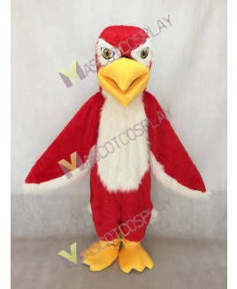 New Red Hawk Falcon with White Belly Mascot Costume
