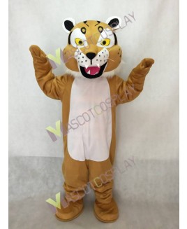 Tan Bobcat Mascot Costume