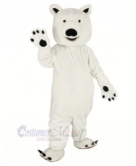 White Polar Bear Mascot Costume Animal