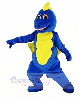 Blue Fly Dragon Mascot Costume Adult